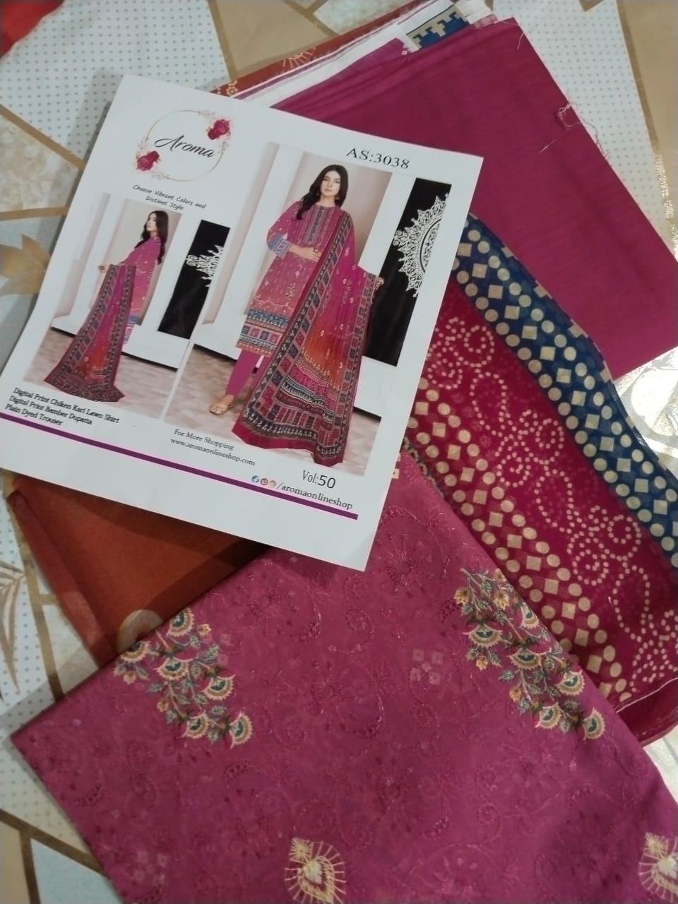 Embroidery 3Pc lawn